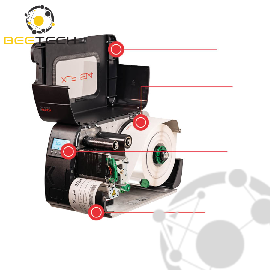 Máy in mã vạch Novexx XLP 514 Basic- 600 dpi